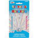 LED Multicolor Flashing Candle Holder Number 7 Cake Topper
