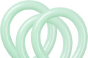 T260 Pastel Green Twisting Balloons – 50 Pack (Beads Up) Professional Latex Balloons for Sculpting and Decorations