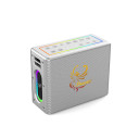 Rechargeable wireless mic paired with the silver IX-60 audio system