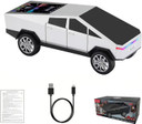 Silver WS-580 rechargeable portable speaker supporting USB and TF music modes