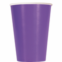 Neon Purple Paper Cups – 12 oz, 10 ct
