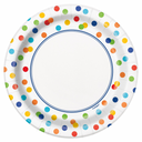 Small colorful party plate for kids celebrations