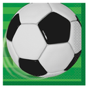 soccer ball small paper napkins 16-count