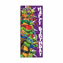 Kids birthday Ninja Turtle door poster
