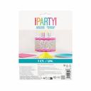 Birthday cake honeycomb topper pink