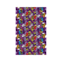 TMNT party table cover with green turtle design