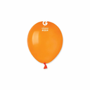 orange latex balloon with bright vibrant colo