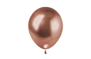 18 Inch Platinum Rose Gold Chrome Latex Balloons 15 Pack for Party Decorations