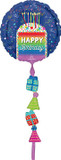 Blue’s Clues character balloon for a children’s birthday party, approximately 24 by 25 inches