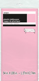 Lovely Pink Plastic Tablecover Rectangle 54" x 108"