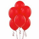 10 Balloons Helium Quality Ruby Red