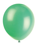 10 Balloons Helium Quality Emerald Green