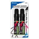 Jumbo Chisel Tip Permanent Marker (2/Pack)
