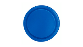ROYAL BLUE PAPER PLATE ROUND LARGE