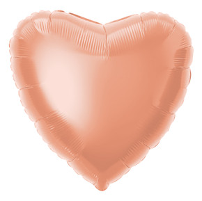 18" Rose Gold Heart Shaped Balloon 18¨