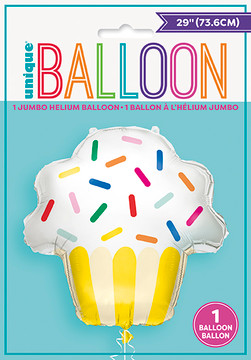 Giant balloon in the shape of a cupcake with helium quality 29 ¨(73.6CM)