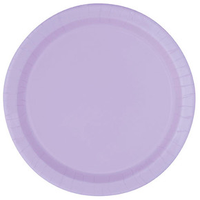 Paper Plates Lavender 20 ct 6 3/4 in 17.1 cm