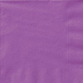 Pretty Purple Napkins 20 ct 6.5 " x 6.5 "
