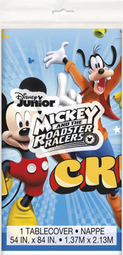 Mickey and the Roadster Racers table cover 54 in. x 84 in