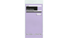 Lavender Plastic Tablecover Rectangular 54" x 108"