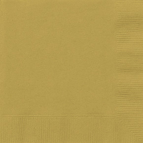 20ct Gold Lunch Napkins 2ply