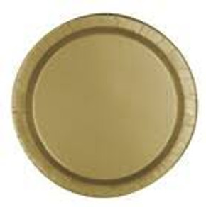 Small round Gold plates do not microwave