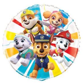 Paw Patrol Round Foil Balloon 18" Bulk