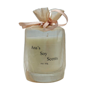 Sandalwood, Ana's Soy Scents 11oz Candle With Sheer Bag