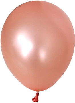 12 Inch Balloons Latex- Rose Gold Pearlized 30.4 CM