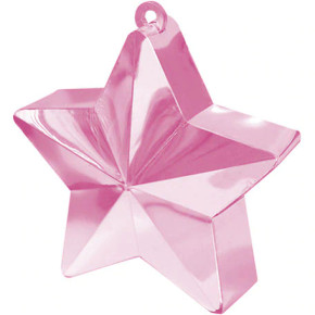 Star Foil Balloon Weight-Pink