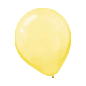 Pearlized Latex Balloons 12" Sunshine Yellow 100 units