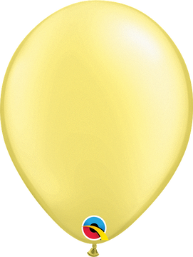 Add Elegance and Warmth with 11-inch Round Pearl Lemon Chiffon Latex Balloons (100ct)