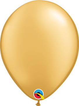 Qualetex 11''Round Gold Latex Balloons (100ct)