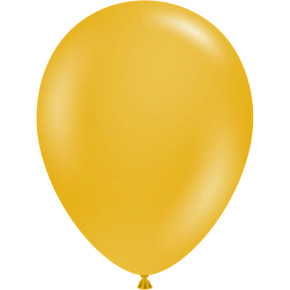 Tuftex 11" Mustard Latex Balloons (100ct)