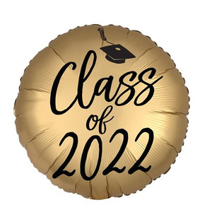 18'' Satin Infused Class of 2022 Foil Balloon