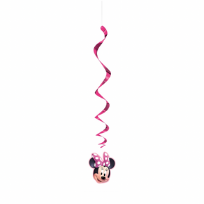Minnie Mouse hanging swirl decorations 3 ct (26 in)