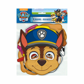 Paw Patrol party masks 8 count