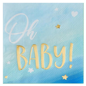 oh baby small paper napkins 16-count