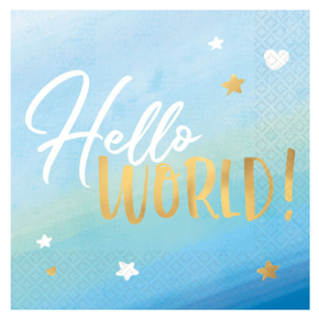 Hello World Boy Lunch Napkins (16)