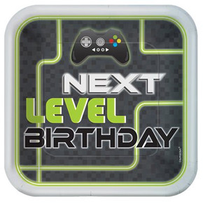 Next Level Birthday Plate 9 in (8ct)