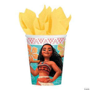 Moana Cups 9oz. 8pk