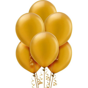 Latex Pearlized Balloons Gold 12in. (72ct)