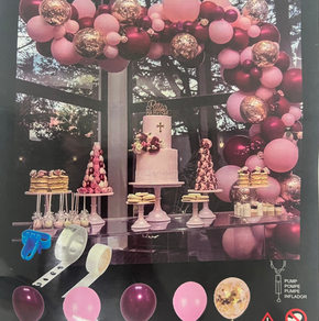 Pink Burgandy Balloon Garland Arch Kit/set