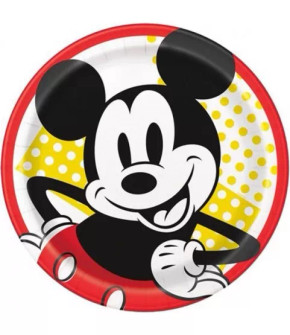 Mickey Mouse Plate 9"