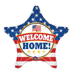 Welcome Back Patriotic Balloon 18''