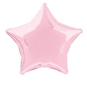Pastel Pink Star 18'' Foil Balloon