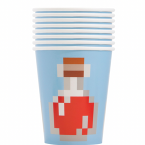 Minecraft Paper Cups – 9 oz, 8 ct
