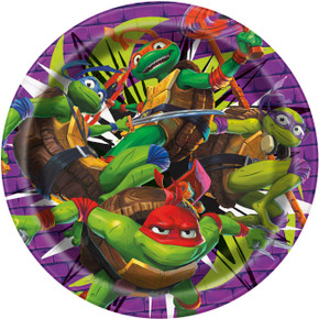 Ninja Turtles Paper Plates - 9 inch (8ct) - Serve Up Turtle Power at Your Party