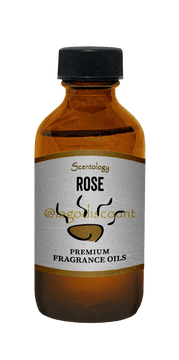 Image of Scentology Rose Premium Fragrance Oil bottle, showcasing its high-quality design and natural ingredients for a long-lasting, elegant aroma.