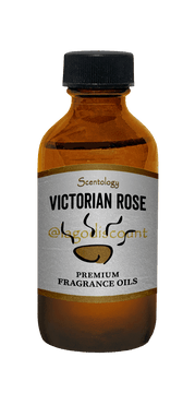 Image of Scentology Victorian Rose Premium Fragrance Oil bottle, showcasing its high-quality design and natural ingredients for a long-lasting, sophisticated aroma.